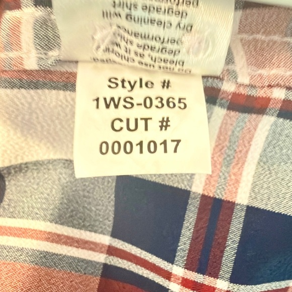 Mizzen+Main Leeward Antimicrobial Dress Shirt Men’s L Dark Red Plaid Performance - Picture 11 of 12